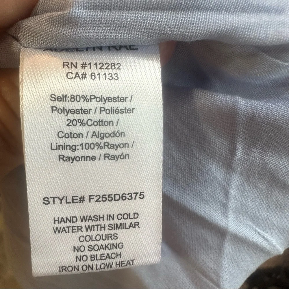 Adelyn Rae Sky Blue Sleeveless Tiered Maxi Dress NWT - Picture 7 of 9
